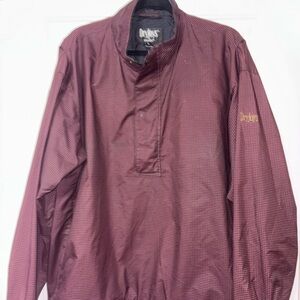 DryJoys FootJoy Burgundy Pullover Sweatshirt
